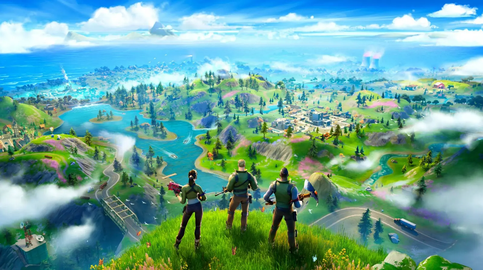 Fortnite game artwork - battle royale game