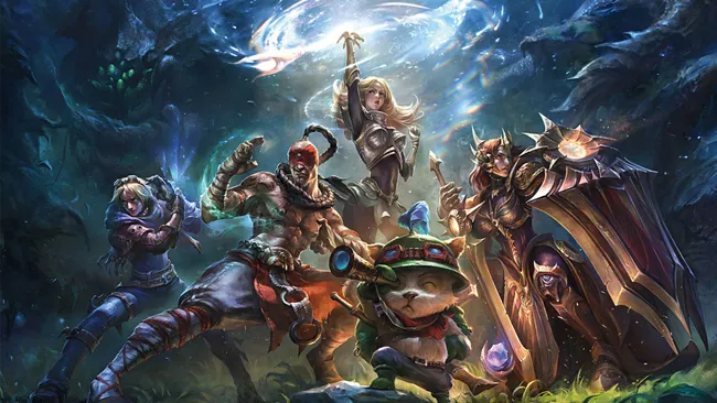 League of Legends champions artwork - MOBA strategic game
